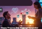 happy propose day aI image generator