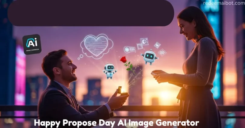 happy propose day aI image generator